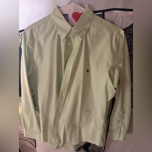Green Brooks Brothers Dress Shirt.  SIZE L. Used once.  Dress shirt